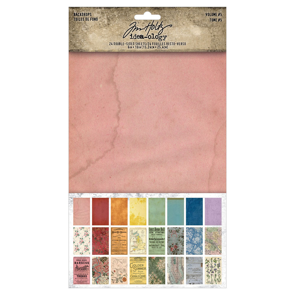 Tim Holtz Idea-ology Backdrops, Volume 5 - Art Journal Junction