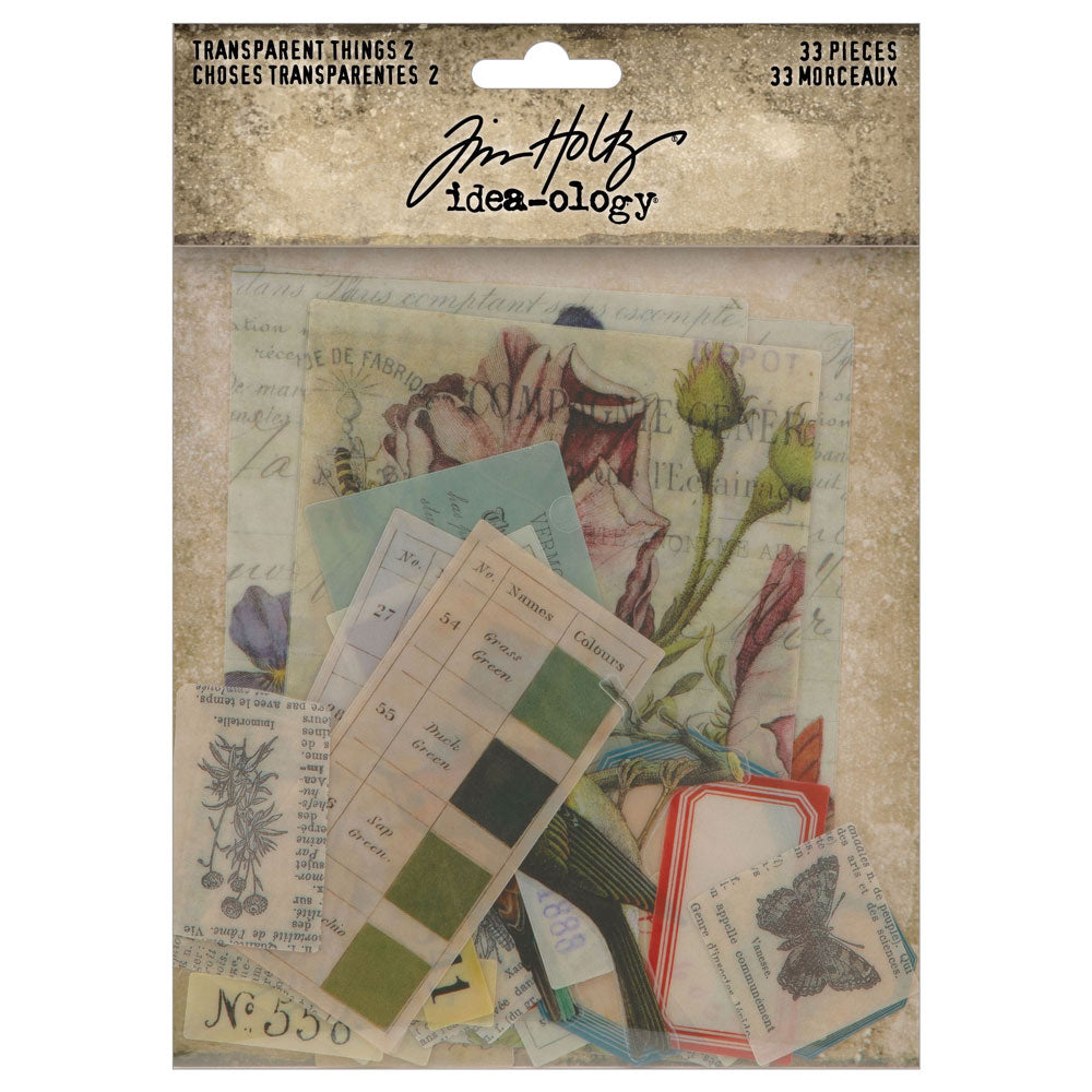 Tim Holtz Idea-ology Transparent Things 2 - Art Journal Junction