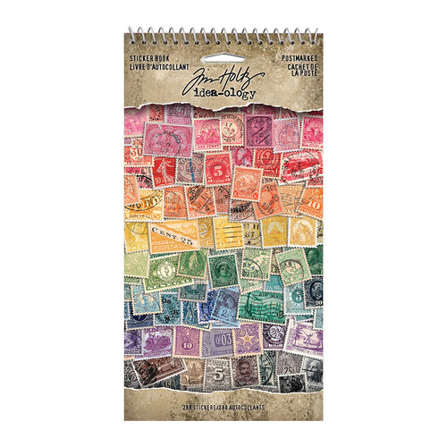 Tim Holtz Idea-ology Postmarked Sticker Book - Art Journal Junction