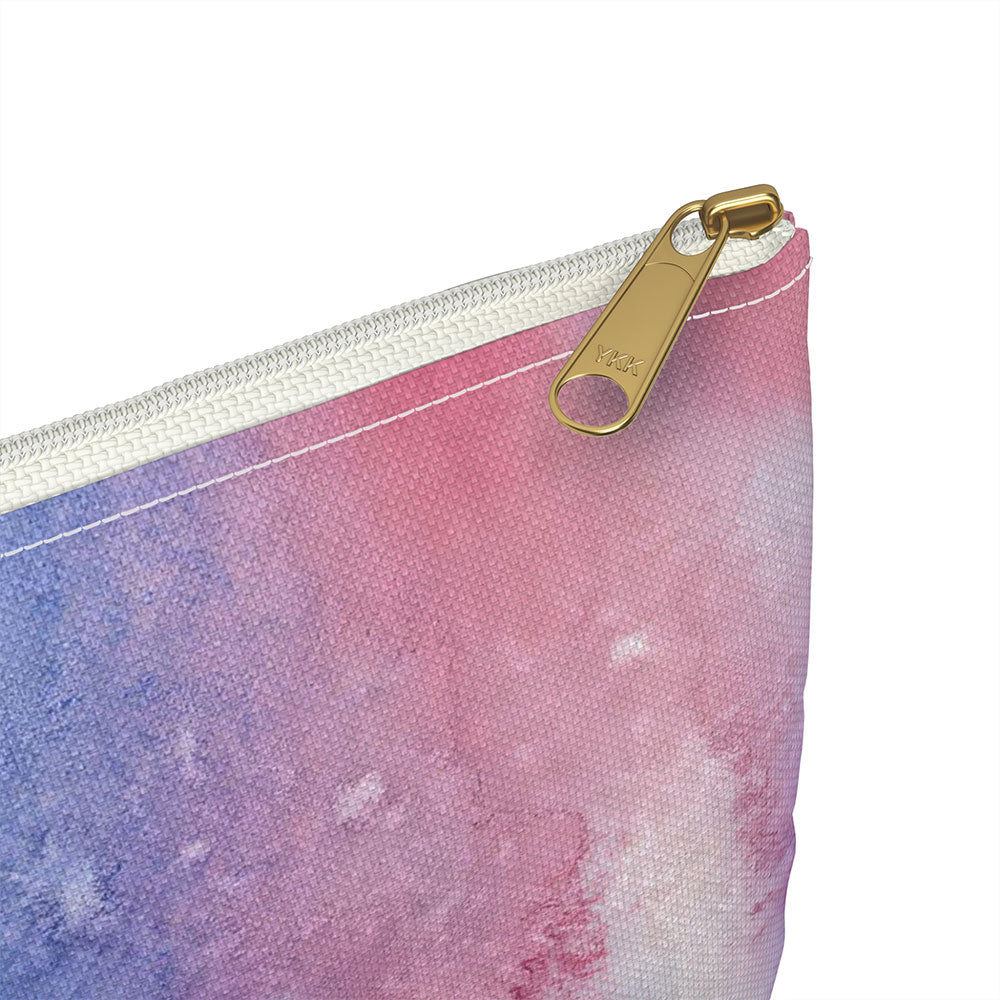 Watercolor Rainbow Zippered Pouch