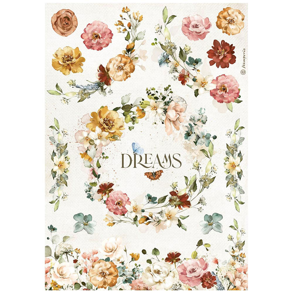 Stamperia Garden of Promises Dreams Decoupage Rice Paper