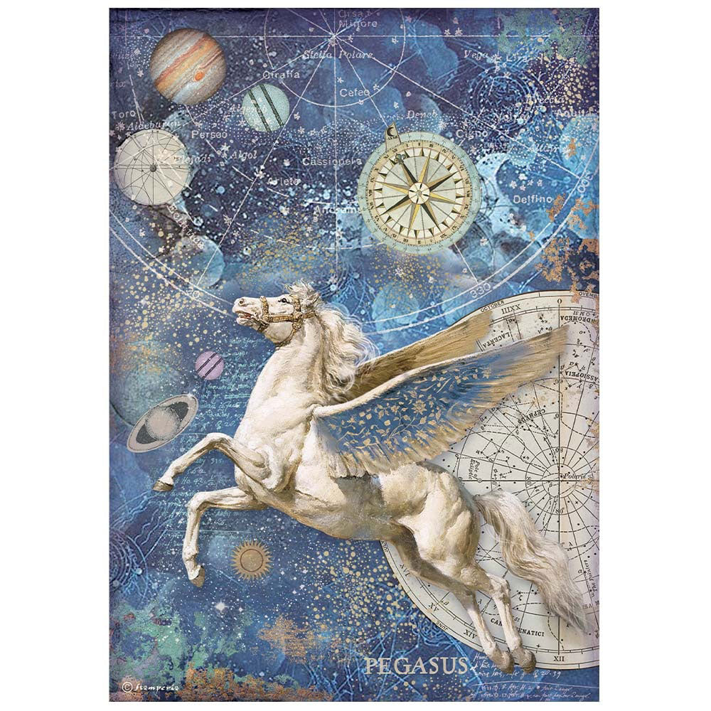 Stamperia Cosmos Infinity Pegasus Decoupage Rice Paper