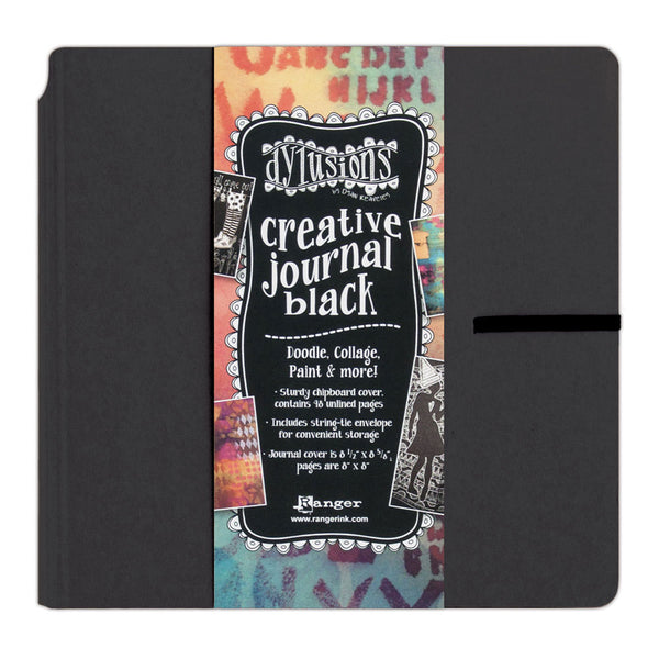 Dylusions Square Black Creative Art Journal – Art Journal Junction