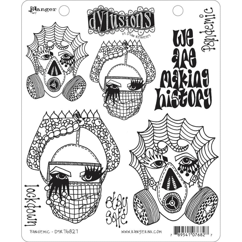 Dylusions Pandemic Stamp Set