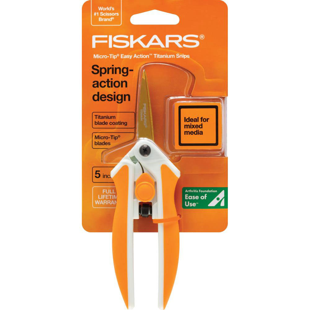 Fiskars Easy Action Titanium Micro-Tip Scissors