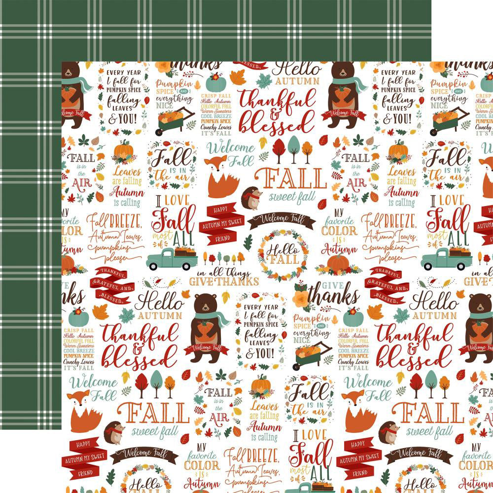 Happy Fall 12x12 Collection Kit
