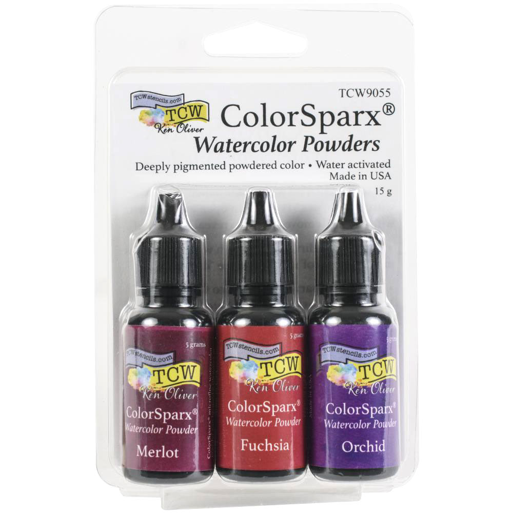 Ken Oliver ColorSparx Berry Punch Watercolor Powders