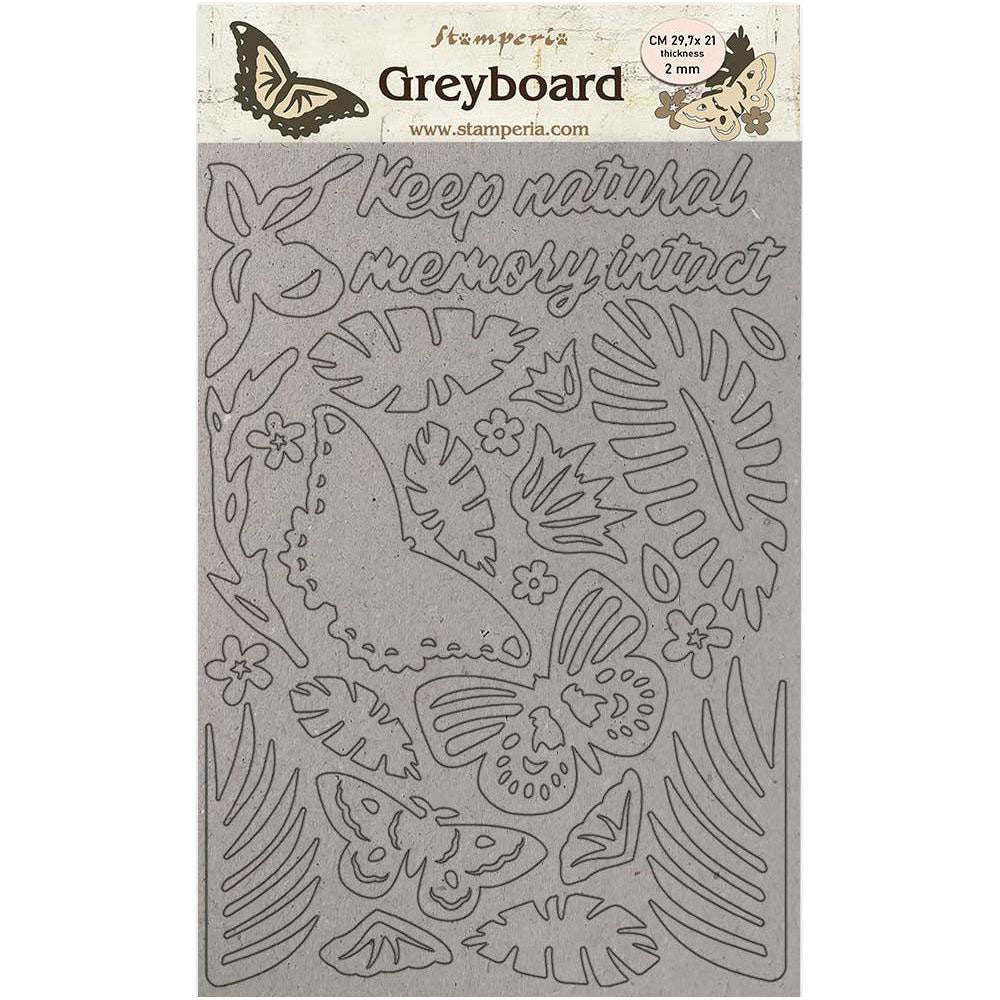 Stamperia Amazonia Butterflies Greyboard Cutouts