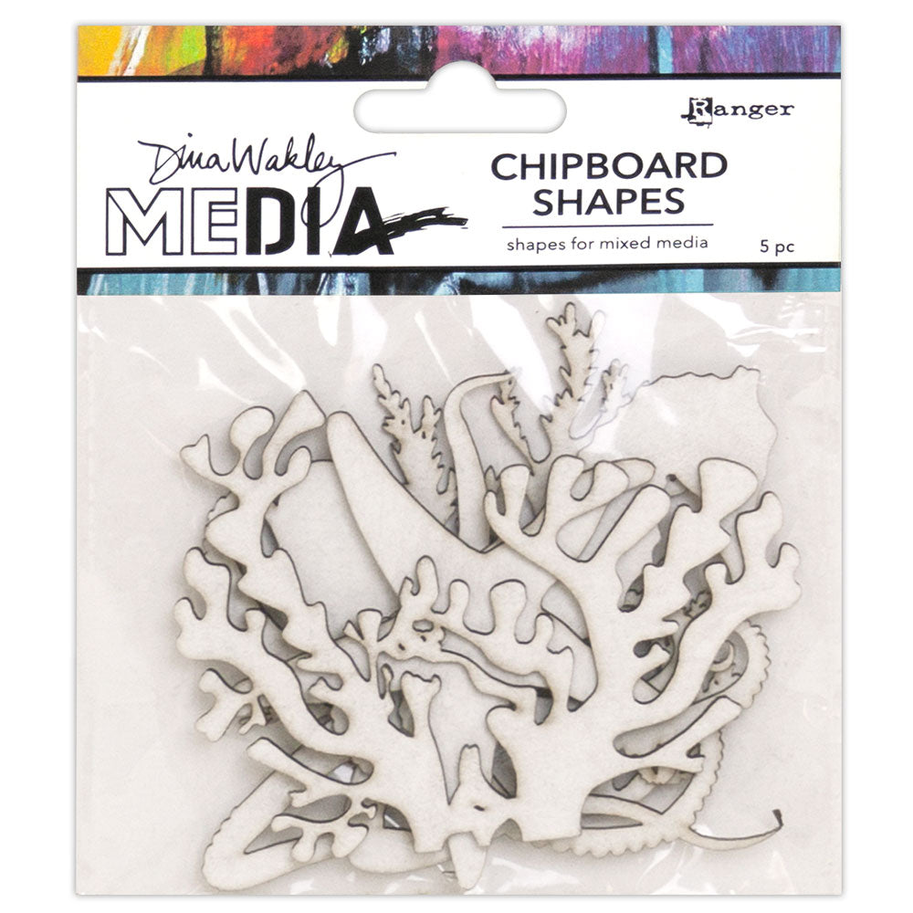 Dina Wakley Media Ocean Chipboard Shapes