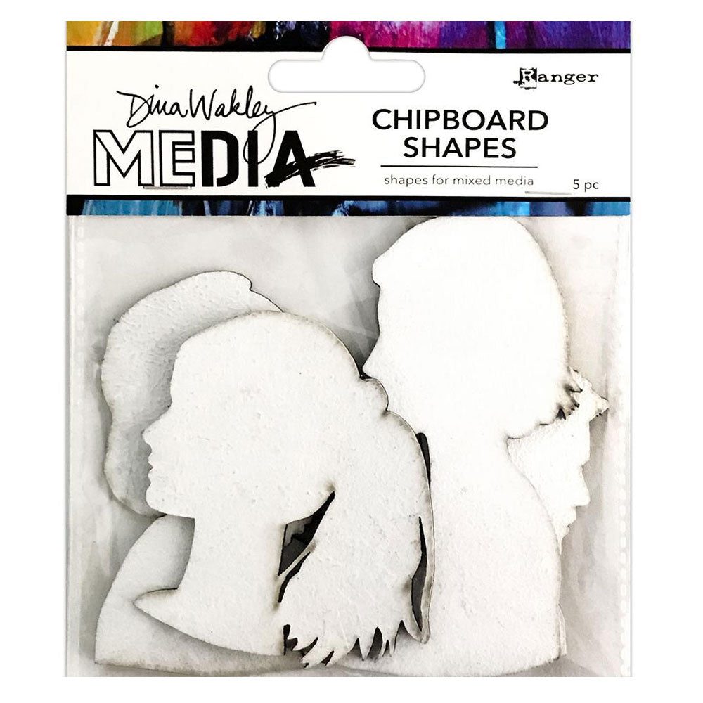 Dina Wakley Media Profiles Chipboard Shapes – Art Journal Junction