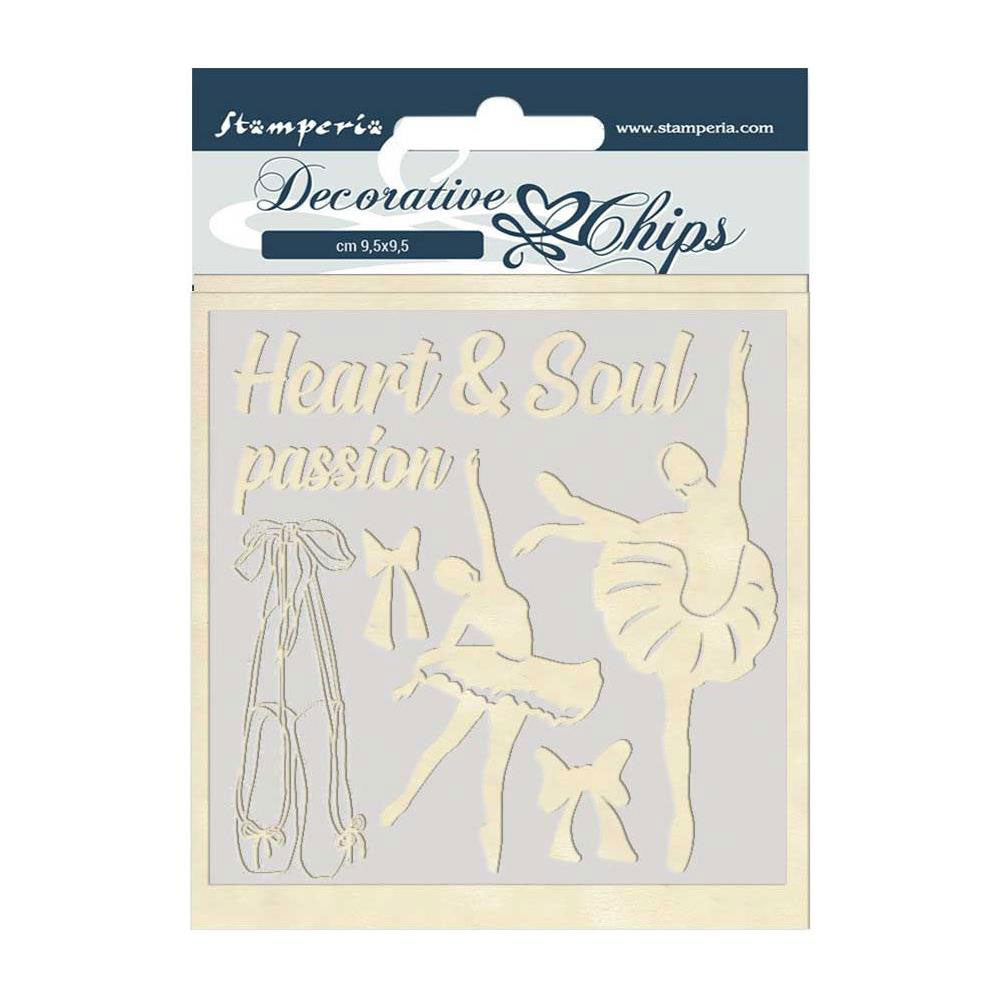 Stamperia Passion Dancer Decorative Chips