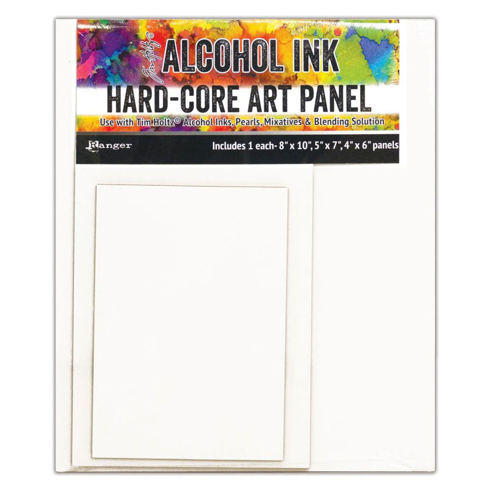 Tim Holtz Alcohol Ink Hard-Core Art Panels - Rectangle Multi Pack