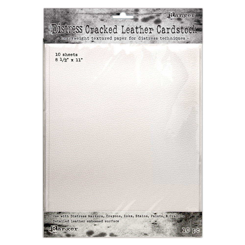 Tim Holtz Distress 8.5 x 11 Cracked Leather Cardstock