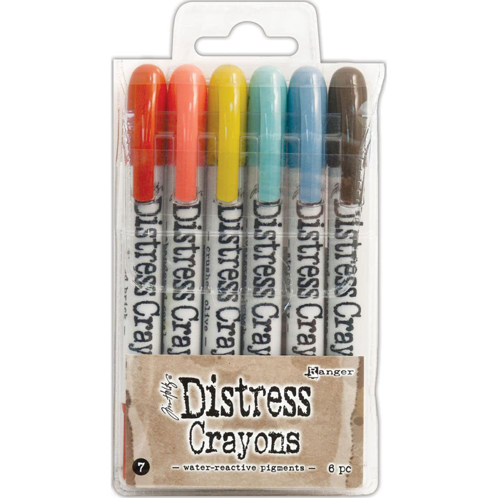 Tim Holtz Distress Crayons - Set 7 – Art Journal Junction