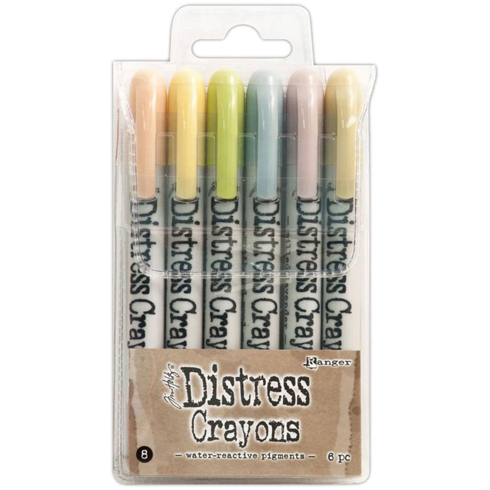 Tim Holtz Distress Crayons - Set 8