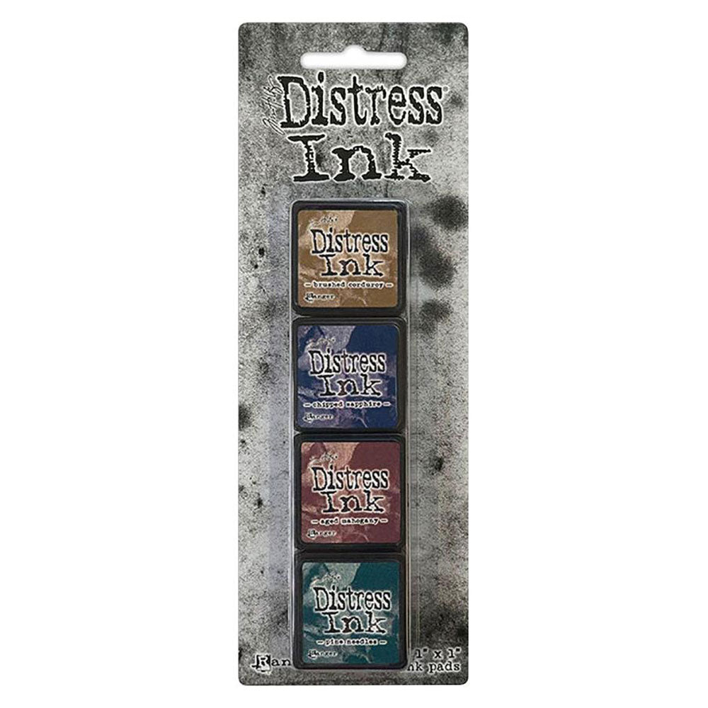 Tim Holtz Distress Mini Ink Pads - Kit 12
